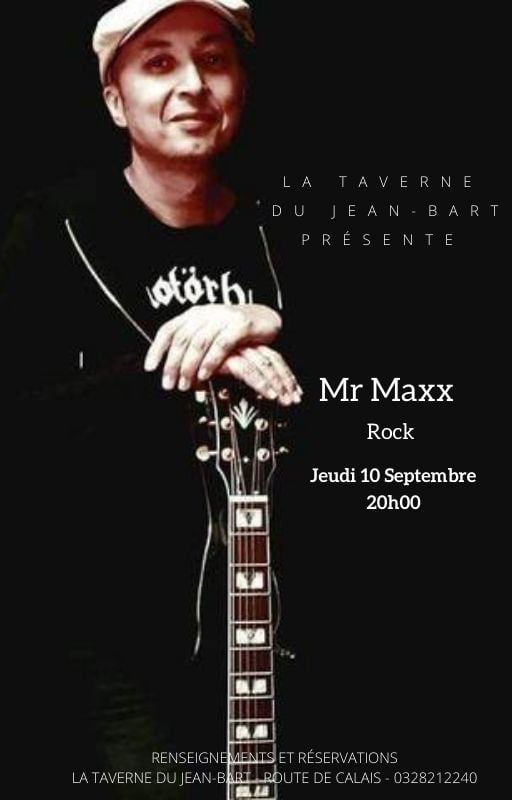 Mr Maxx en concert, le 10 septembre !